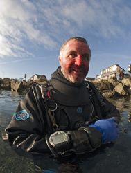 Bloody nose Mr Thomas! Bad day's diving at Capernwray. D2... by Derek Haslam 